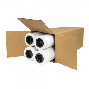 A1 Size Paper Rolls (594mm X 50 Meters) Bond Paper Rolls 80GSM 1 Box Of 4 Rolls