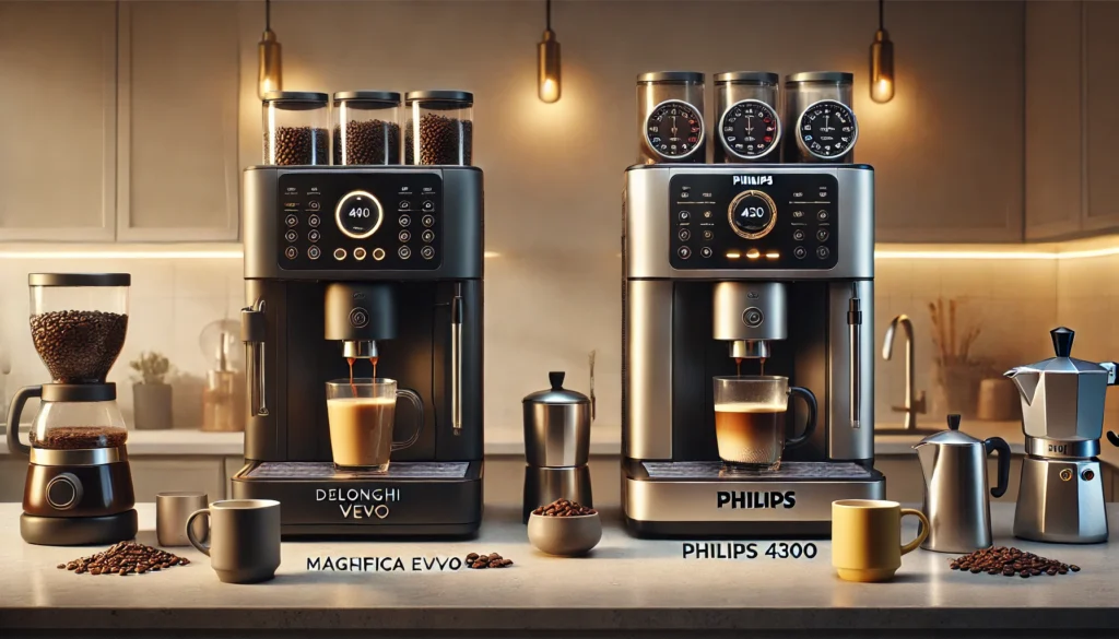 Delonghi Magnifica Evo vs Philips 4300 Full Comparison