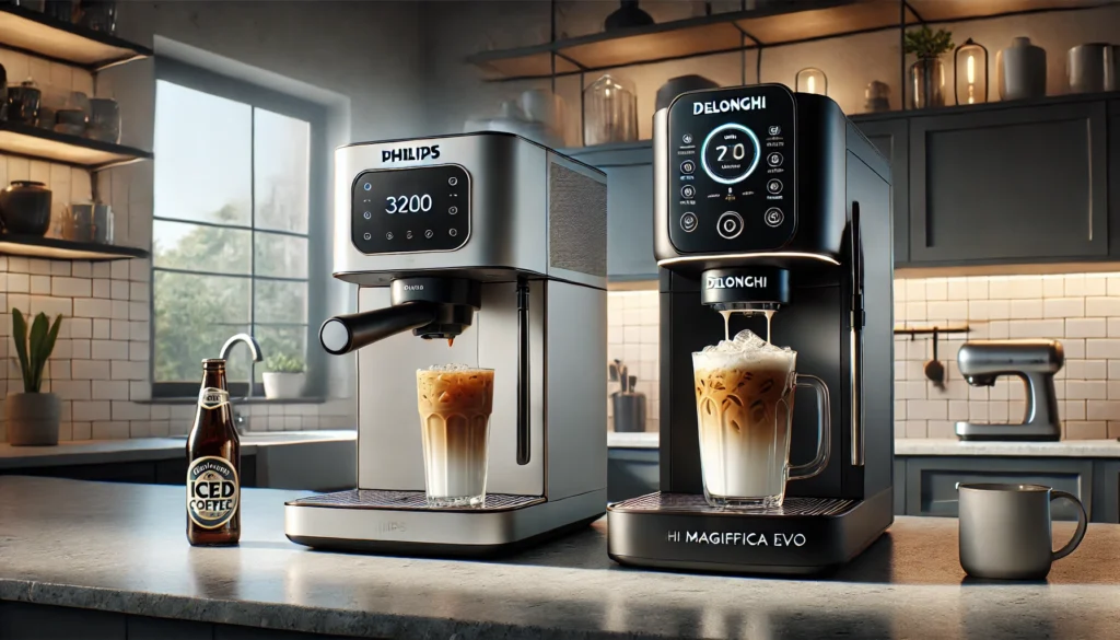 Philips 3200 vs. DeLonghi Magnifica Evo: Iced Coffee Showdown