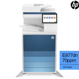 HP Color LaserJet Managed MFP E87770dn 70ppm – A3 Print Copy Scan