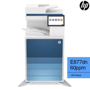 HP Color LaserJet Managed MFP E877dn 60ppm – A3 Print Copy Scan